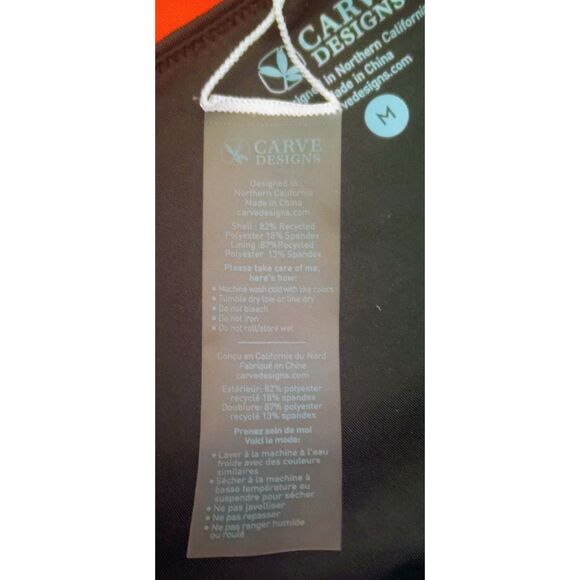 NWT Carve Designs Cardiff Bikini Swim Bottom Size M Black Beach Pool Summer UPF - Picture 5 of 7